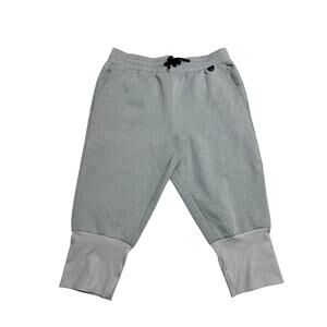 Men's Under Armour Gray Capri Jogger Sweats - Size Large